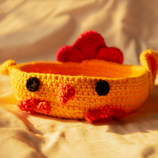 Chicken Crochet Multi-Purpose Tray/Coaster