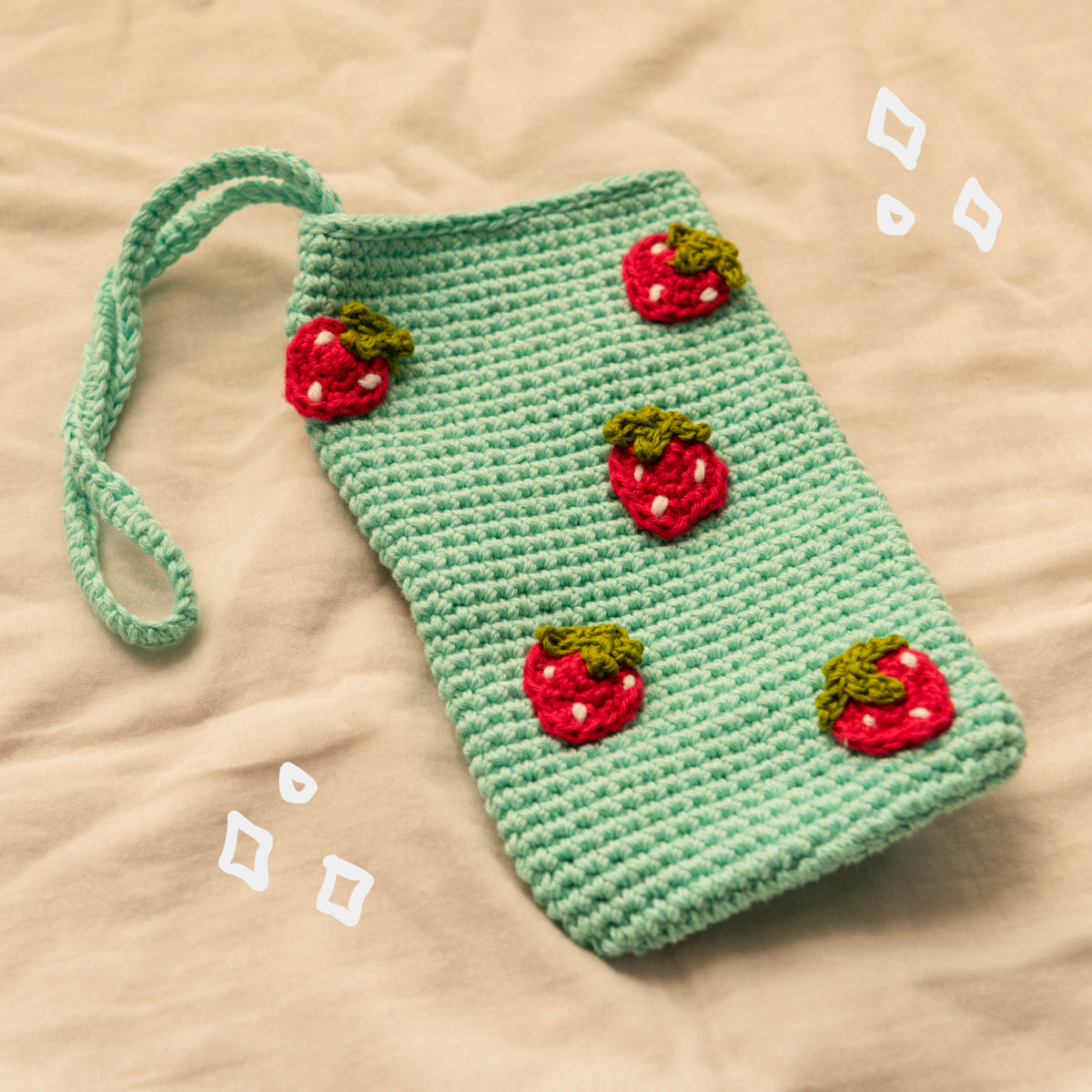 Crochet Phone Bag | Mini Sling for Phone and Essentials