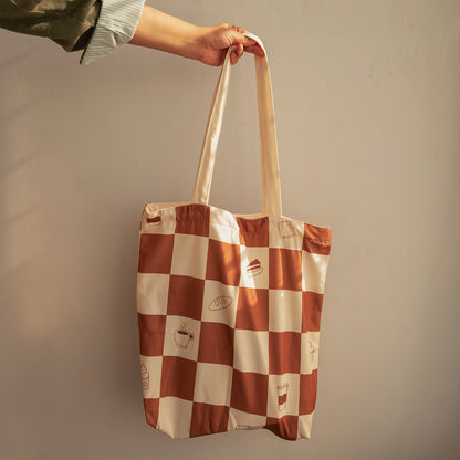 Cafe Canvas Story Tote Bag image 1