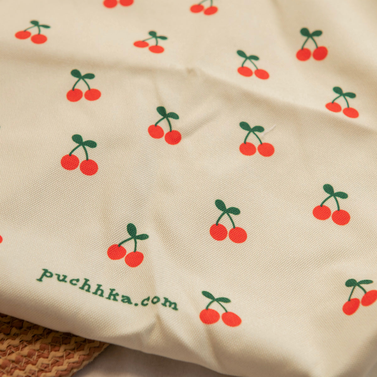 Cherry Canvas Story Tote Bag image 3