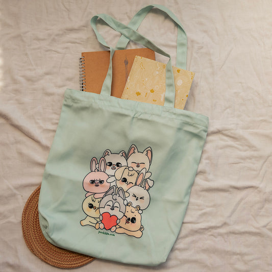 SKZoo Hug Canvas Story Tote Bag image 0