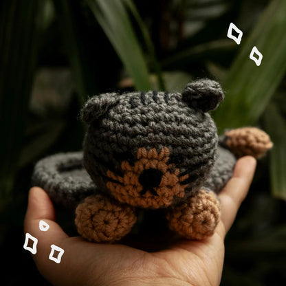 Crochet Cat Multi-Purpose Tray image 1