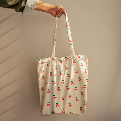 Cherry Canvas Story Tote Bag image 1
