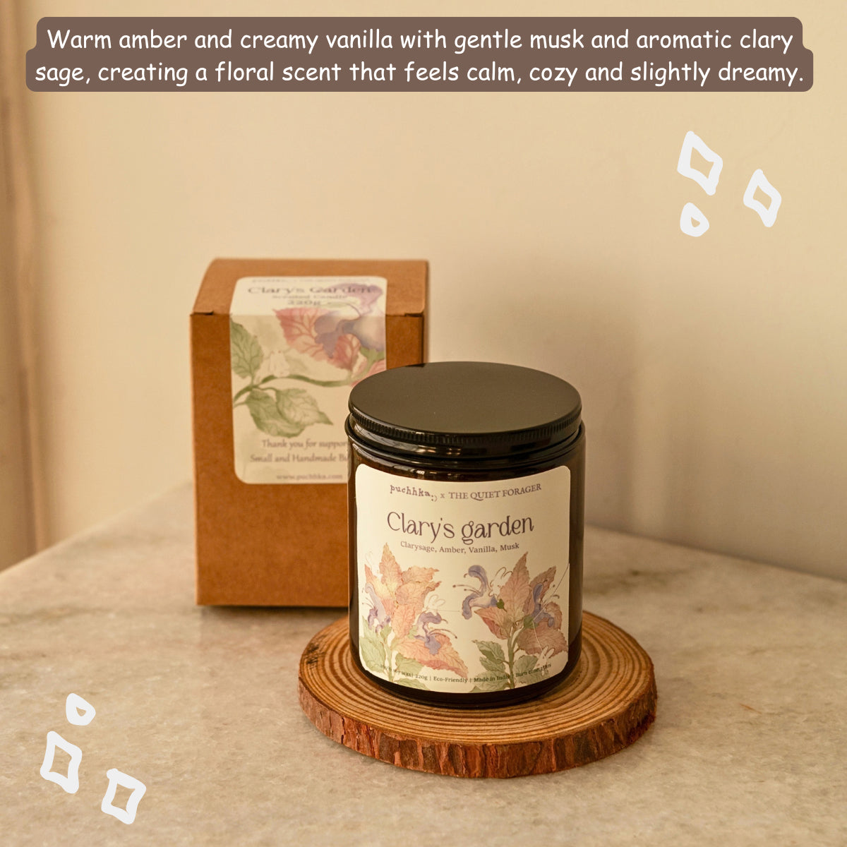 Clary's Garden 220g Scented Candle