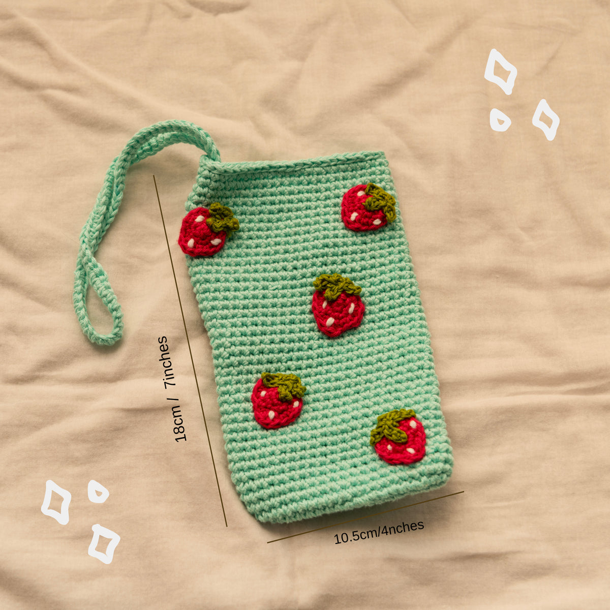 Crochet Phone Bag | Mini Sling for Phone and Essentials