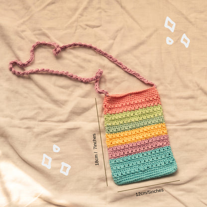Crochet Sling Bag for Kids | Mini Cross-Body Bag