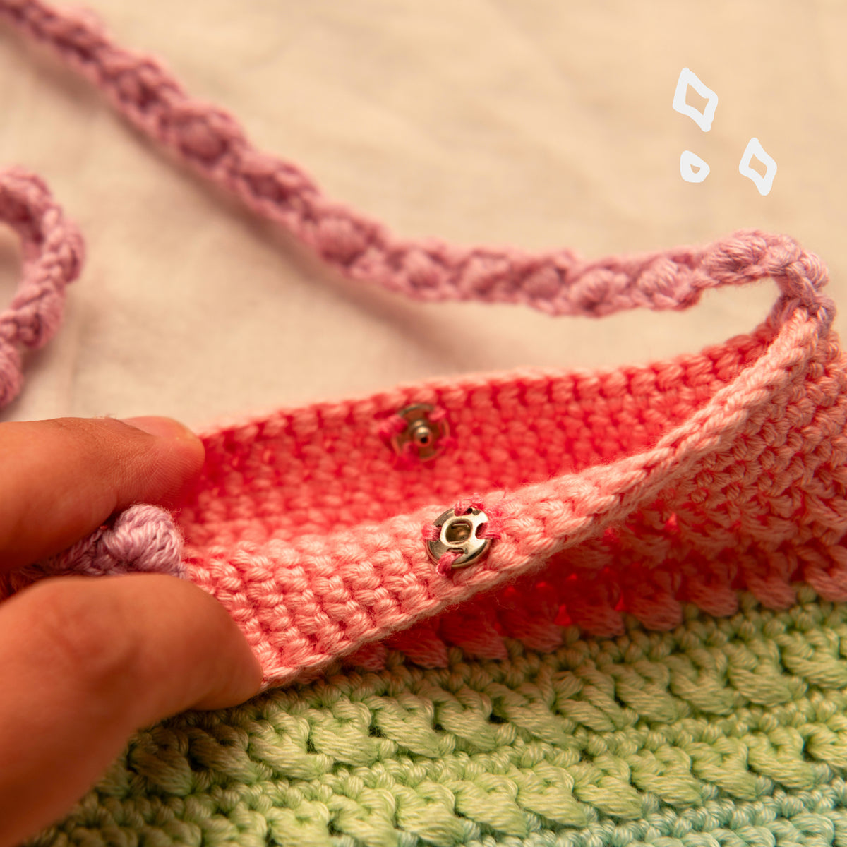 Crochet Sling Bag for Kids | Mini Cross-Body Bag