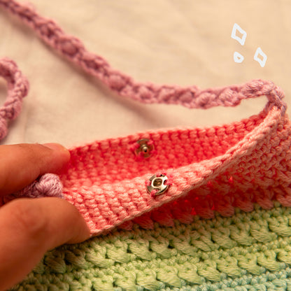 Crochet Sling Bag for Kids | Mini Cross-Body Bag
