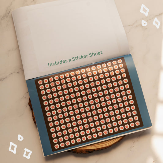 Daily Commission Notepad Planner with Sticker Sheet - Genshin Impact