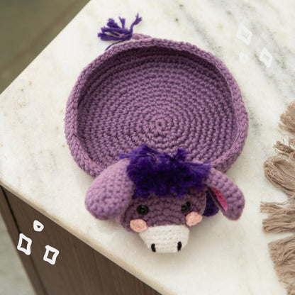 Donkey Crochet Multi-Purpose Tray/Coaster