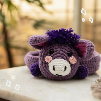 Donkey Crochet Multi-Purpose Tray/Coaster