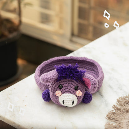 Donkey Crochet Multi-Purpose Tray/Coaster