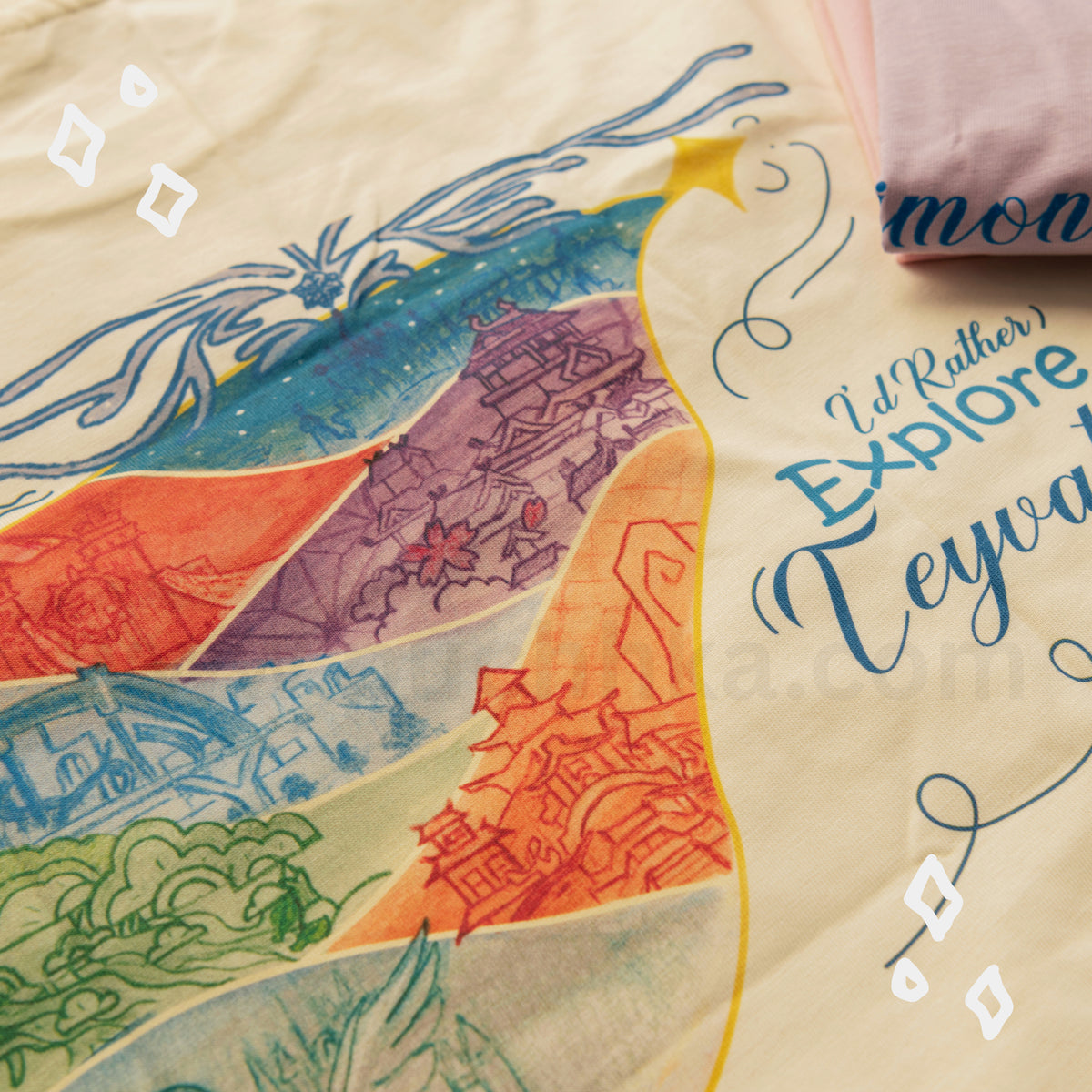 Explore Teyvat Unisex Oversized T-Shirt