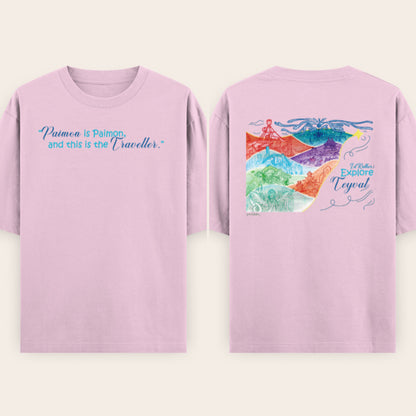 Explore Teyvat Unisex Oversized T-Shirt