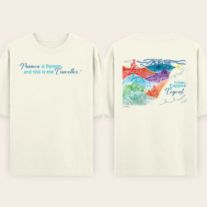 Explore Teyvat Unisex Oversized T-Shirt