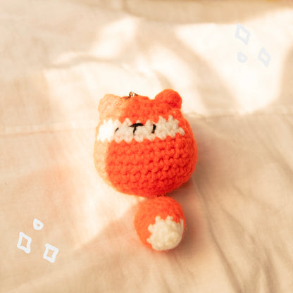 Hoody the Fox Crochet Keychain