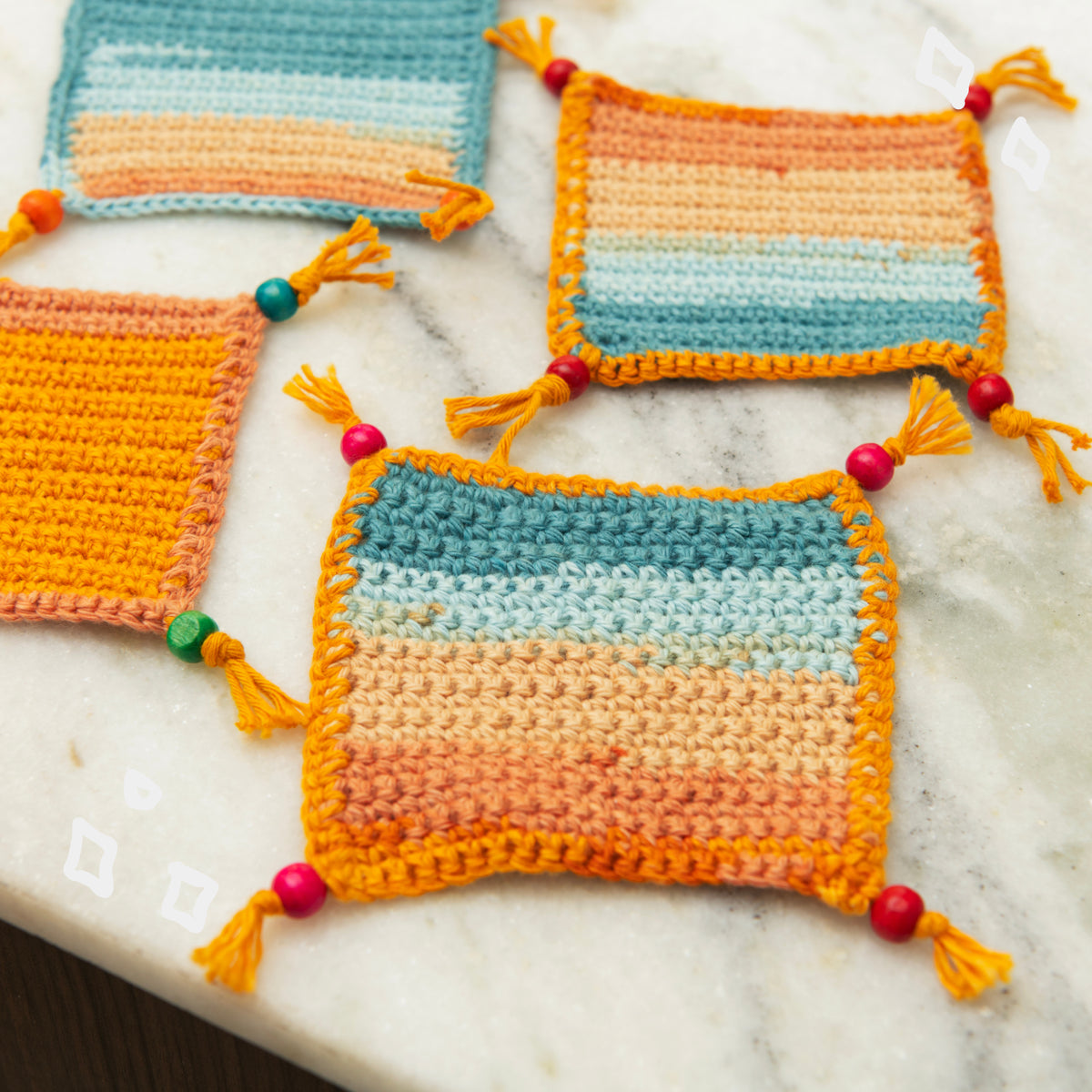 Ombre Coaster (Set of 2 Random color)