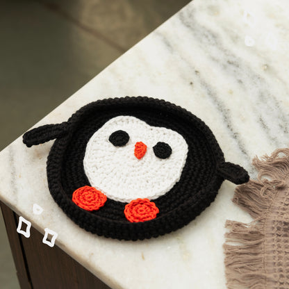 Penguin Crochet Multi-Purpose Tray/Coaster