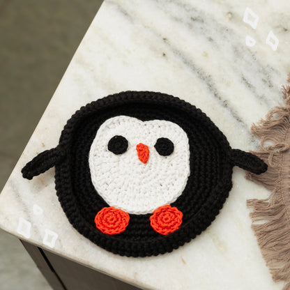 Penguin Crochet Multi-Purpose Tray/Coaster
