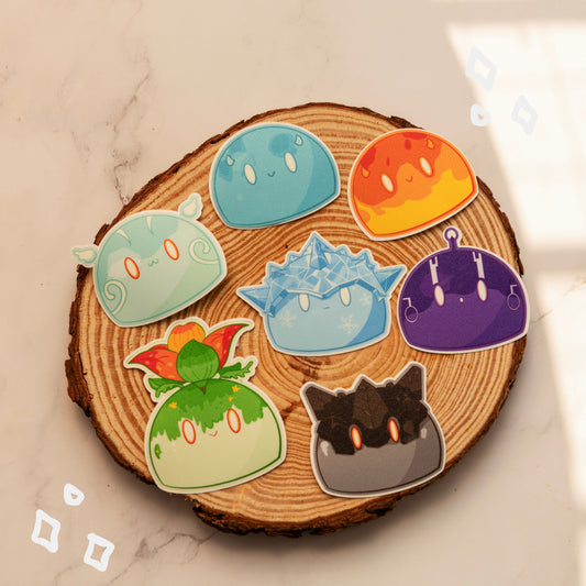 Slimes Die-cut Sticker Pack - Genshin Impact