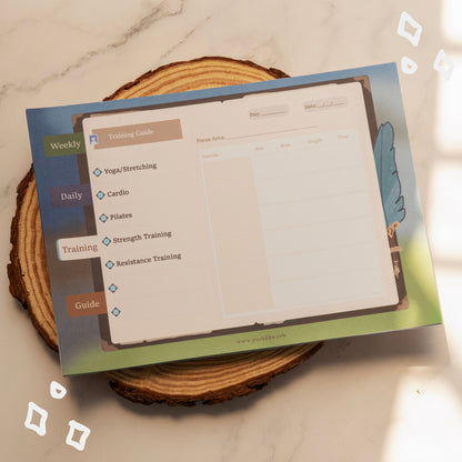 Training Guide Notepad Planner - Genshin Impact