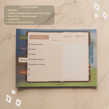 Training Guide Notepad Planner - Genshin Impact