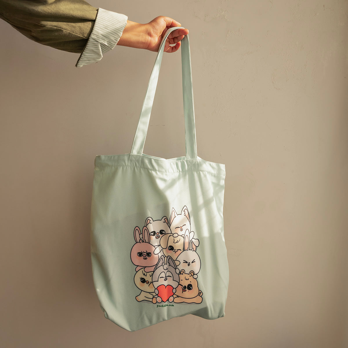 SKZoo Hug Canvas Story Tote Bag image 1