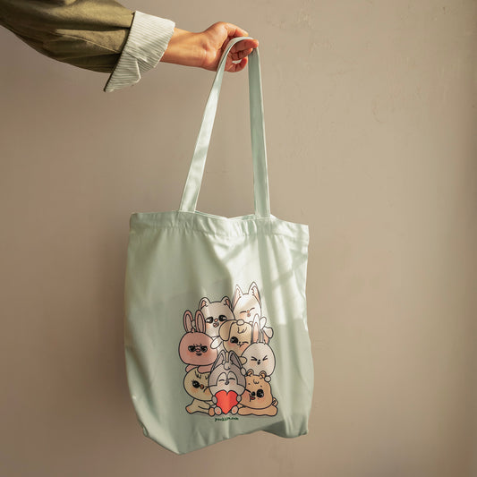 SKZoo Hug Canvas Story Tote Bag image 1